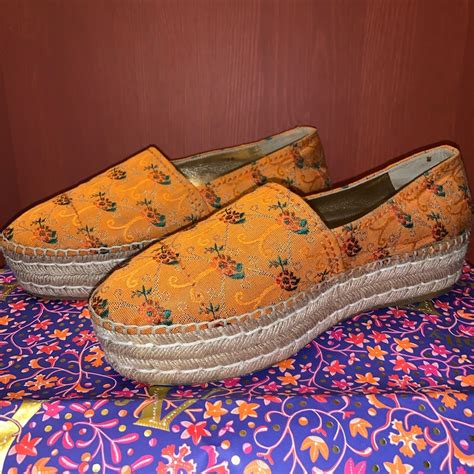 prada floral print espadrilles